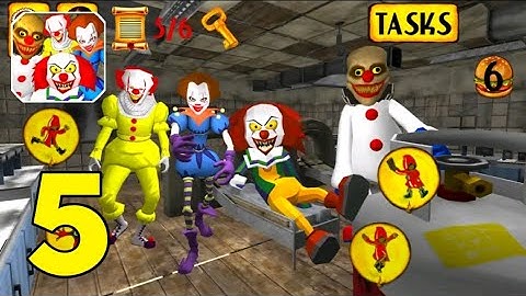 Clown hospital neighbour escape 3d part-5.#newgame #clownhospitalescape #clownbrothers #clownescape.