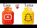 LISA OR LENA POP IT 2021 Long Video 💖 Fidget Edition | What do You Like? #121