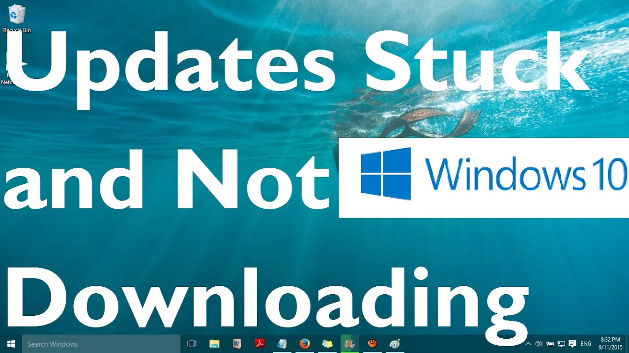 windows 10 pro will not download updates