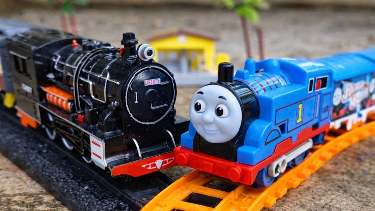 Kereta Api Thomas Kuning Tak Terkendali! Drama Panjang Tabrakan Beruntun Hingga Anjlok Keluar Jalur