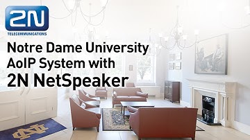 Notre Dame University uses 2N NetSpeaker for Audio-over-IP