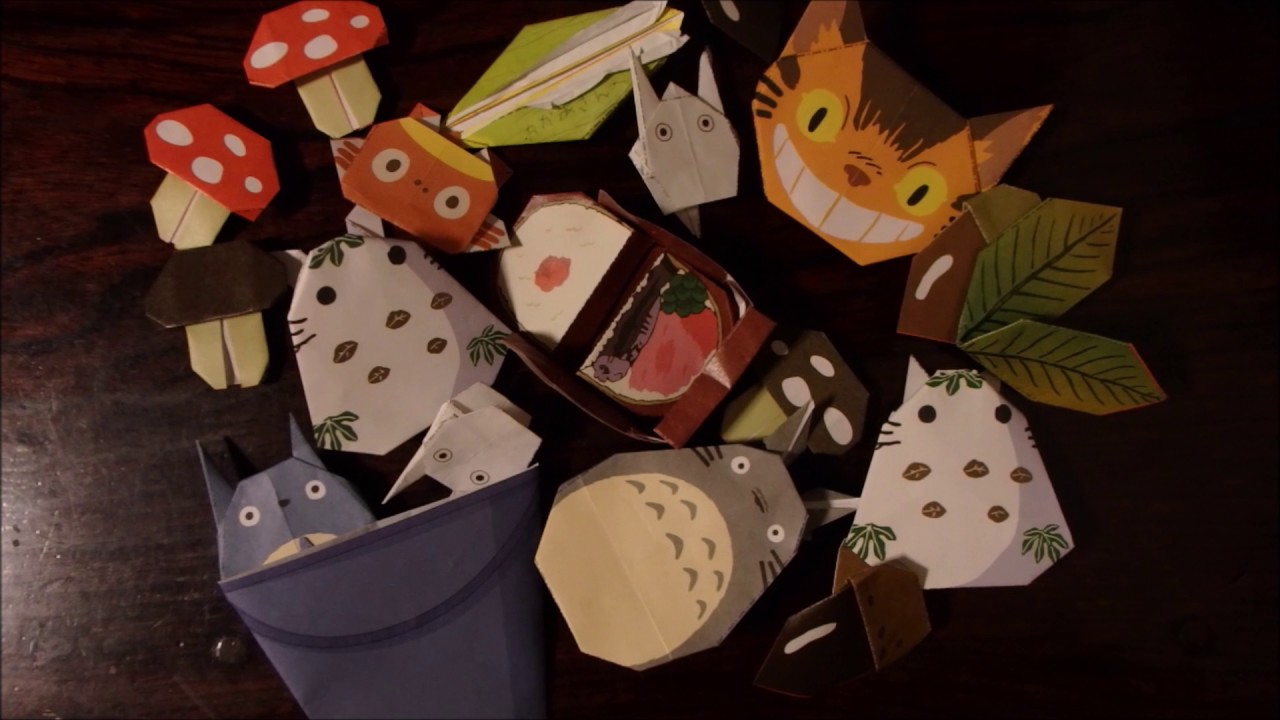 ジブリ 超簡単 トトロの折り紙3 Kids Toys Totoro Origami Easy To Make Youtube
