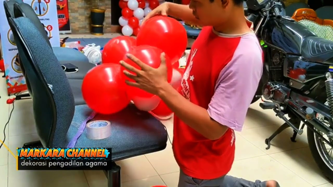 Cara Menggantung BALON di plavon