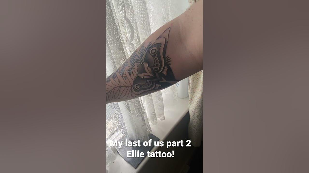 ELLIE TATTOO — #thelastofus #tlou #ellie #ellietlouedit #ellietattoo #, the last of us tattoo