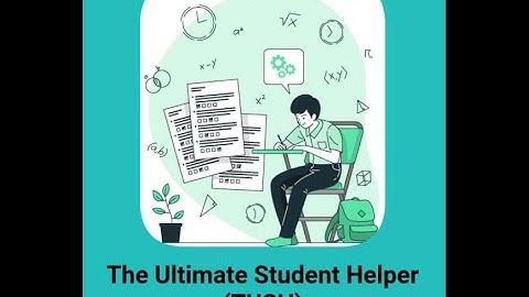 HackOR Demo Video - TUSH (The Ultimate Student Helper)