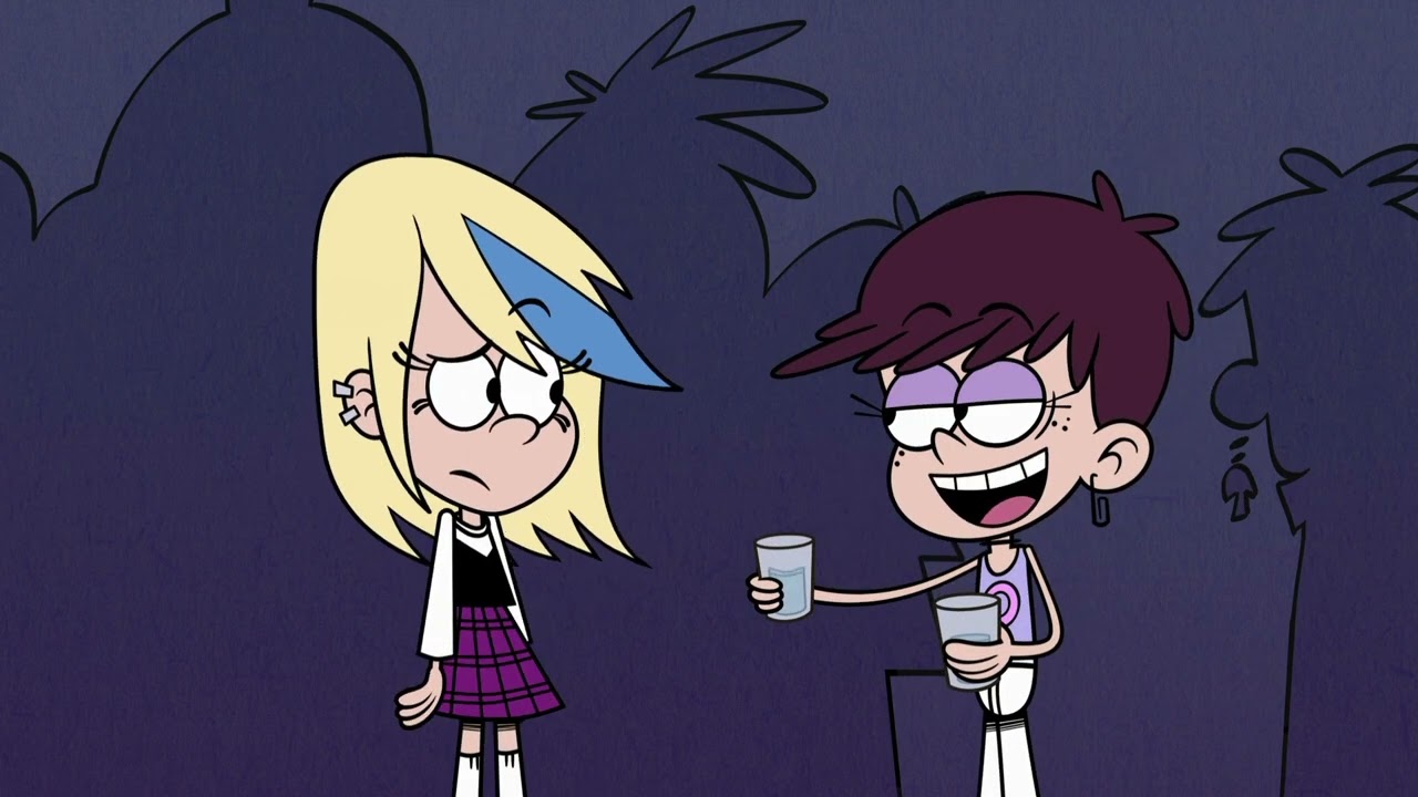 Luna intimating Mick Swagger while handing Sam a drink for 10 minutes