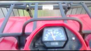 Yamaha Bruin 350 2x4 Acceleration