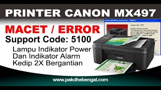 Canon PIXMA Light Blinking Error Problem Solved !!