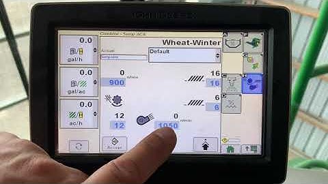 Crop Set Up GS3 Command Centre S Series Combines