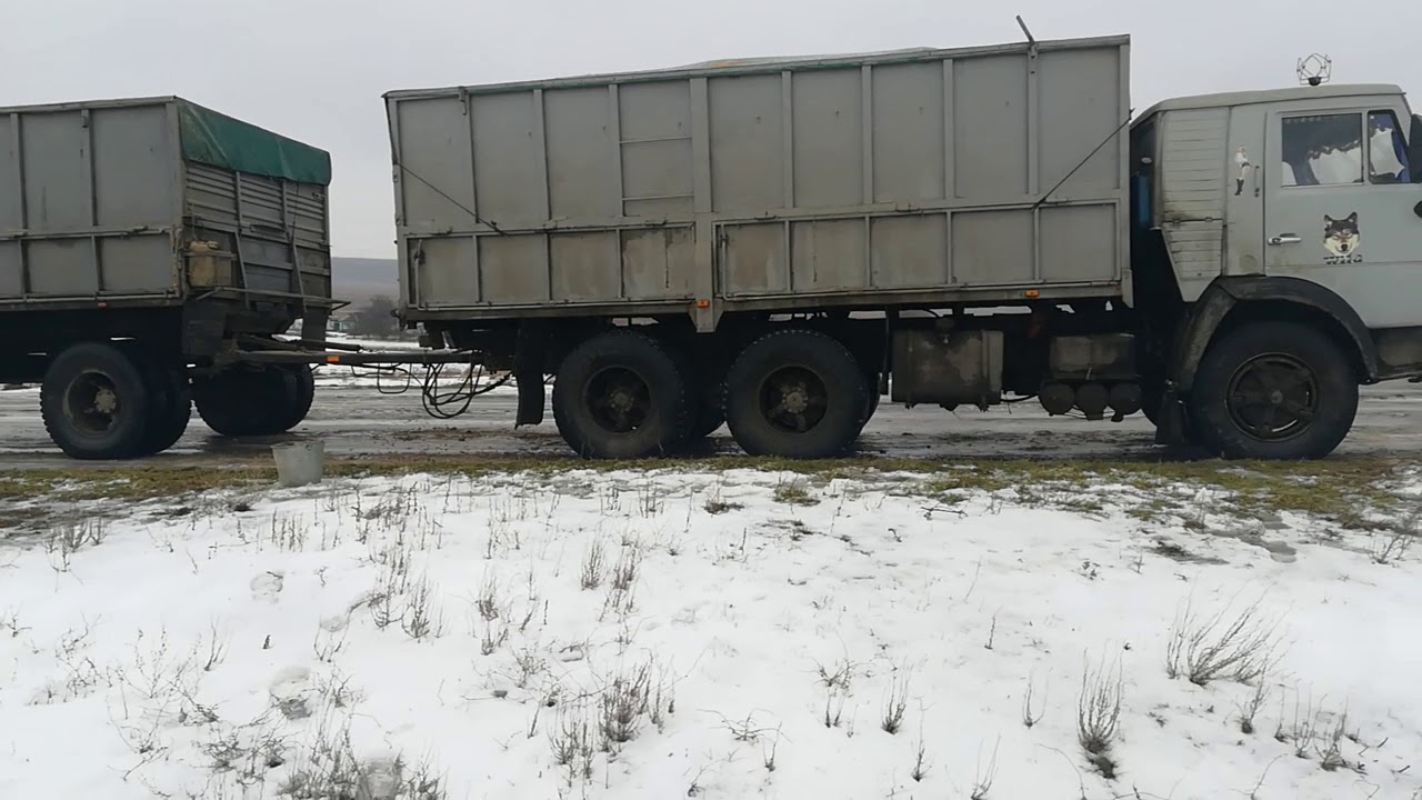 Камаз тянет влево