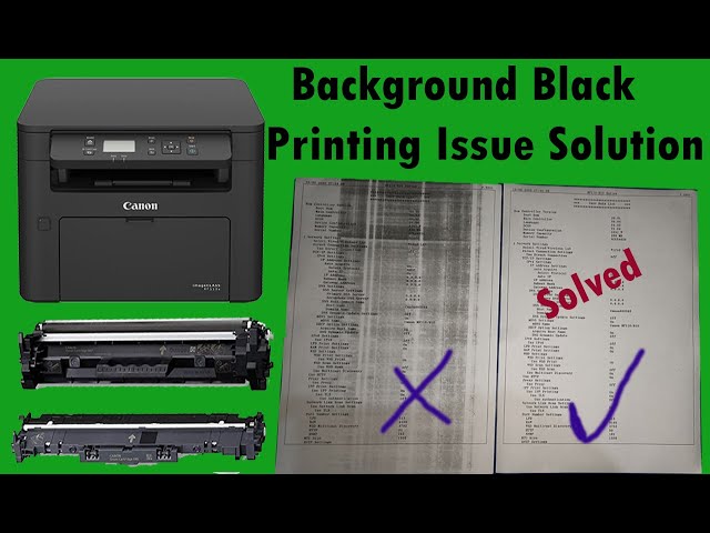 What to do if your laser printer only prints complete full black sheets 