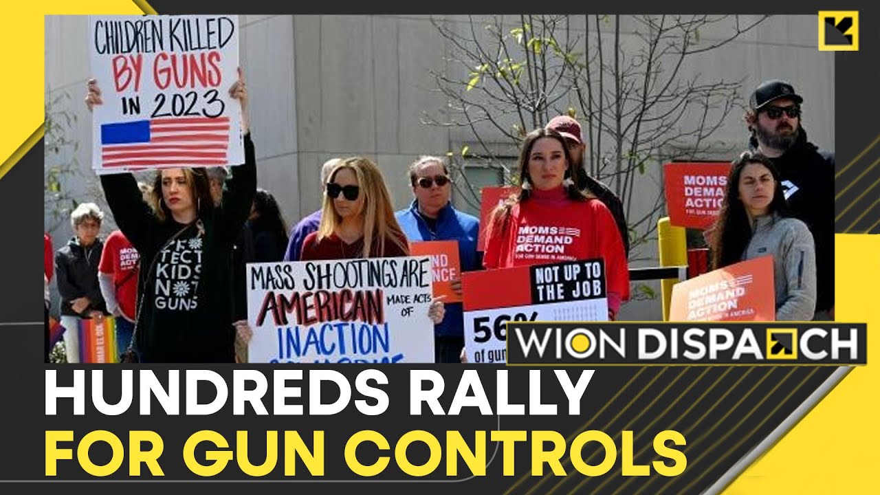US: Hundreds protest for tighter gun controls after Nashville school ...
