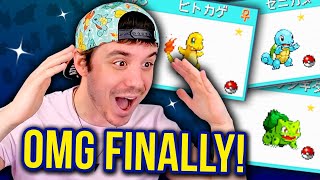 LIVE! Finding EVERY Kanto Starter Shiny in 3rd Gen (Fire Red & Leaf Green)