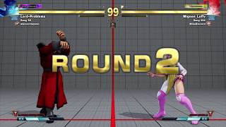 SFV AE : Problemx (M.Bison) vs Luffy (R.Mika)