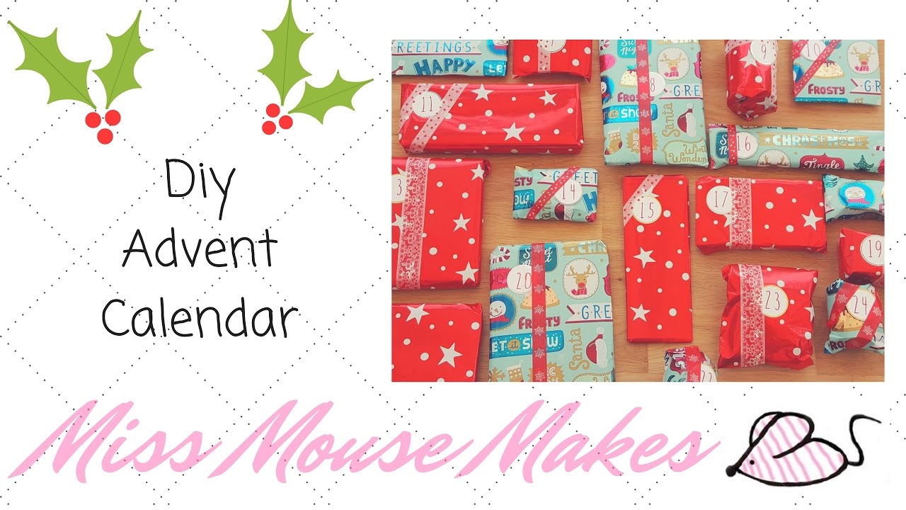kawaii emoticons Advent Calendar DIY, How to make your own advent calendar