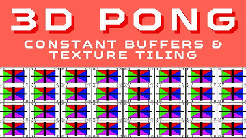 3D PONG | Beginner Guide in WebGPU API | Uniform Buffers & Texture Tiling | Part 4