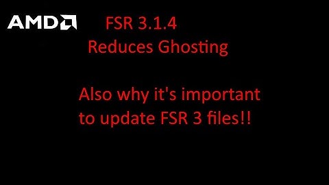 Why AMD users should be using DLSS Swapper!! FSR 3.1.4 is now out with improvements which help FSR 4