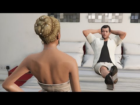 GTA 5 - Best Girlfriend Mission! (Michael and Bride)