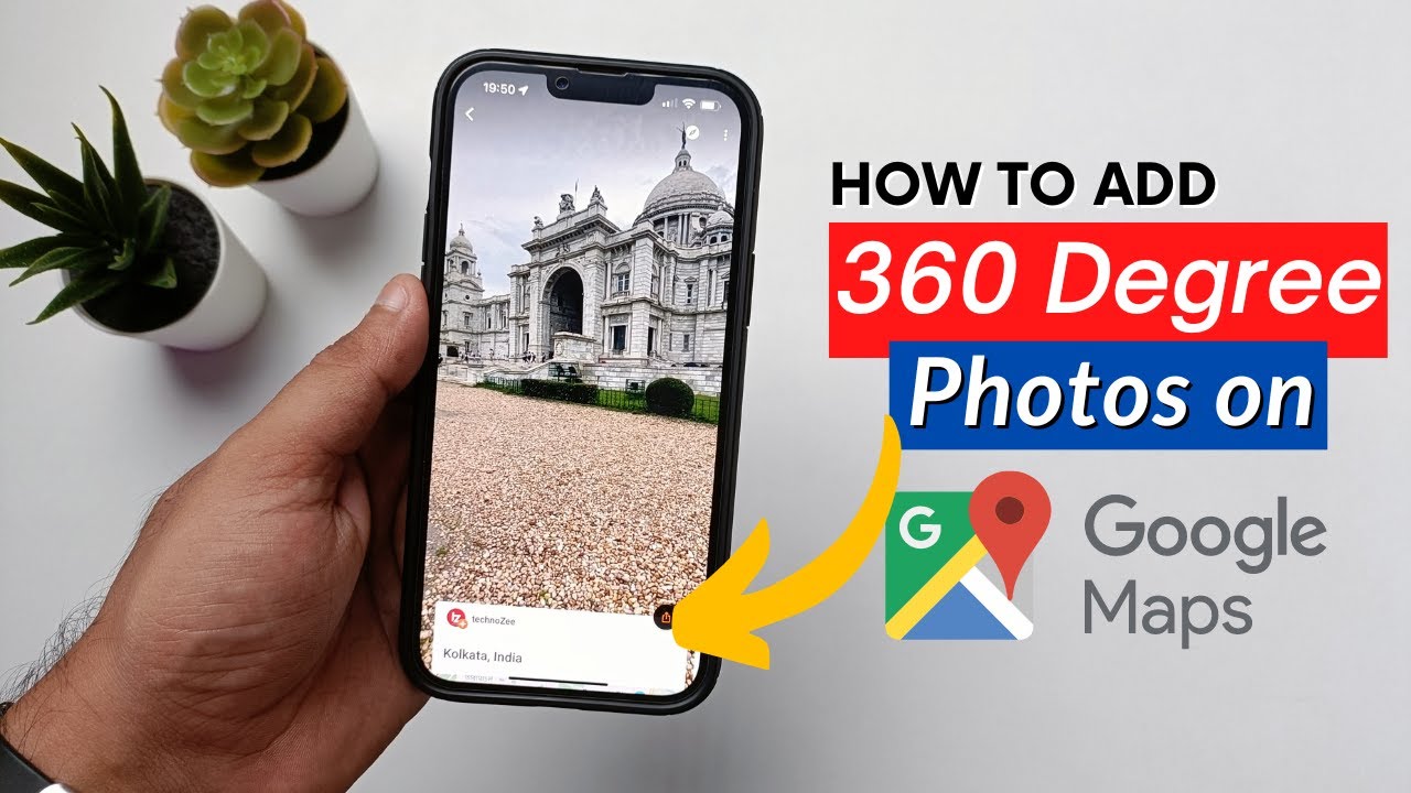 How do I add 360 to Google Map?