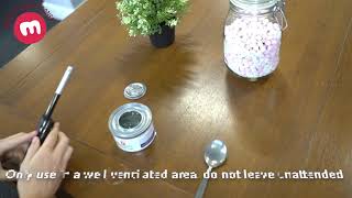 Chaffing Gel Burner Instructional Video