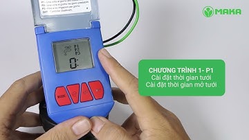 Hướng dẫn cài đặt bộ hẹn giờ tưới cây tự động tích hợp van 34 Baccara G75-C-160 Israel | Maka.vn