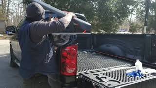 How to install new bed rails for your truck! Bushwacker Ultimate Diamond back