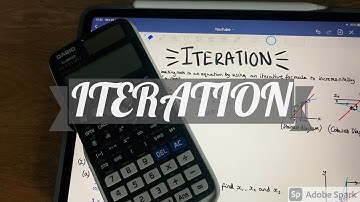 Iteration (Numerical Methods)- A level maths (Pure)