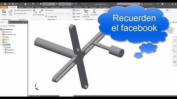 Inventor - Restricción de componentes mecánicos con movimientos de rotación y rectilíneo.