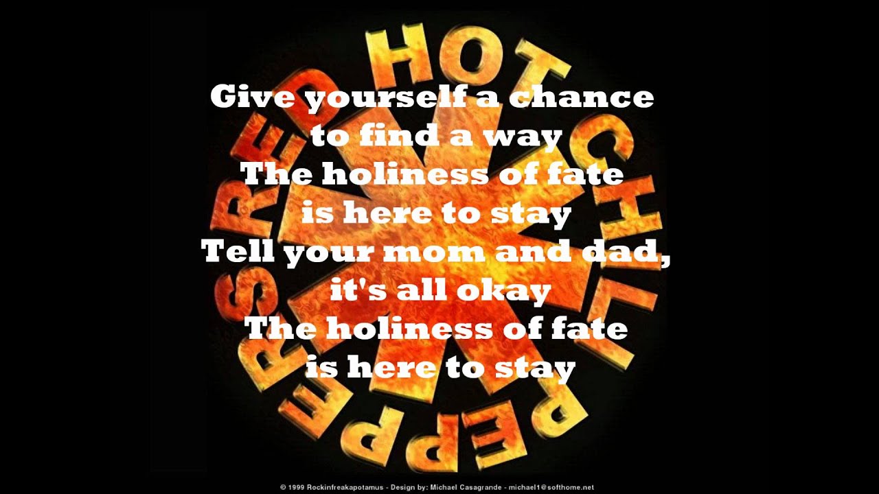RED HOT CHILI PEPPERS DANCE DANCE DANCE lyrics YouTube