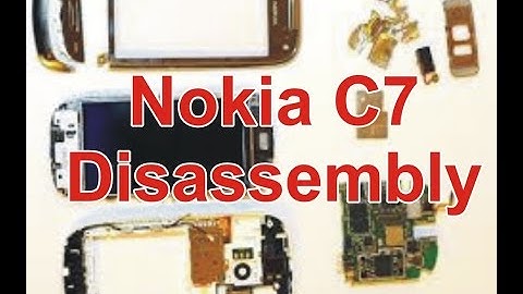 nokia Mobile c7 disassembly