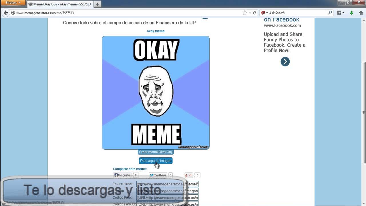 Como Crear Un Meme YouTube