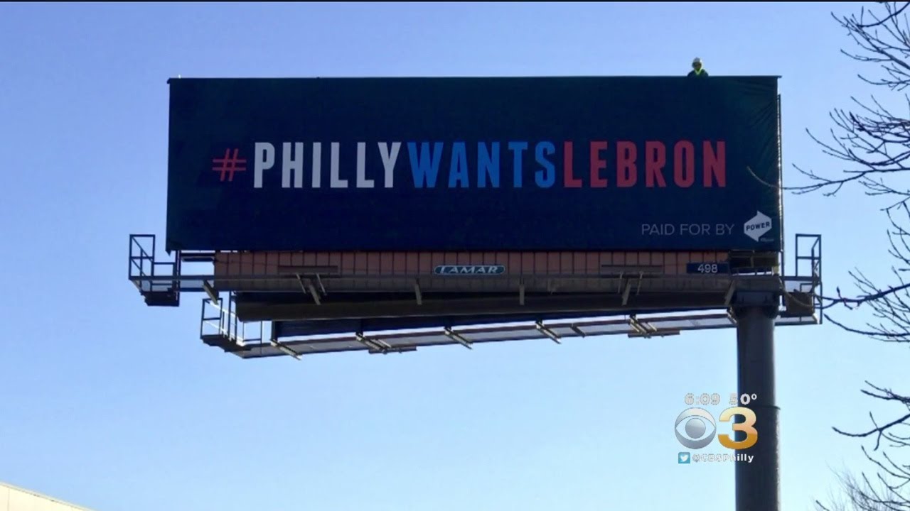 Fan puts up billboards trying to woo LeBron James to Lakers