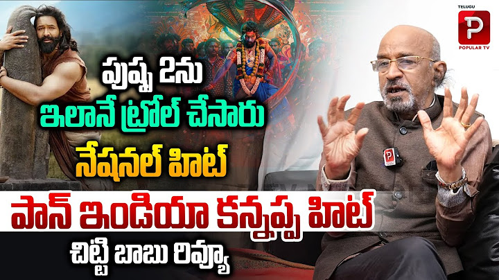 Pushpa 2 Faced Trolls but Became a National Hit | Pan-India Knnappa Success | Chitti Babu Review