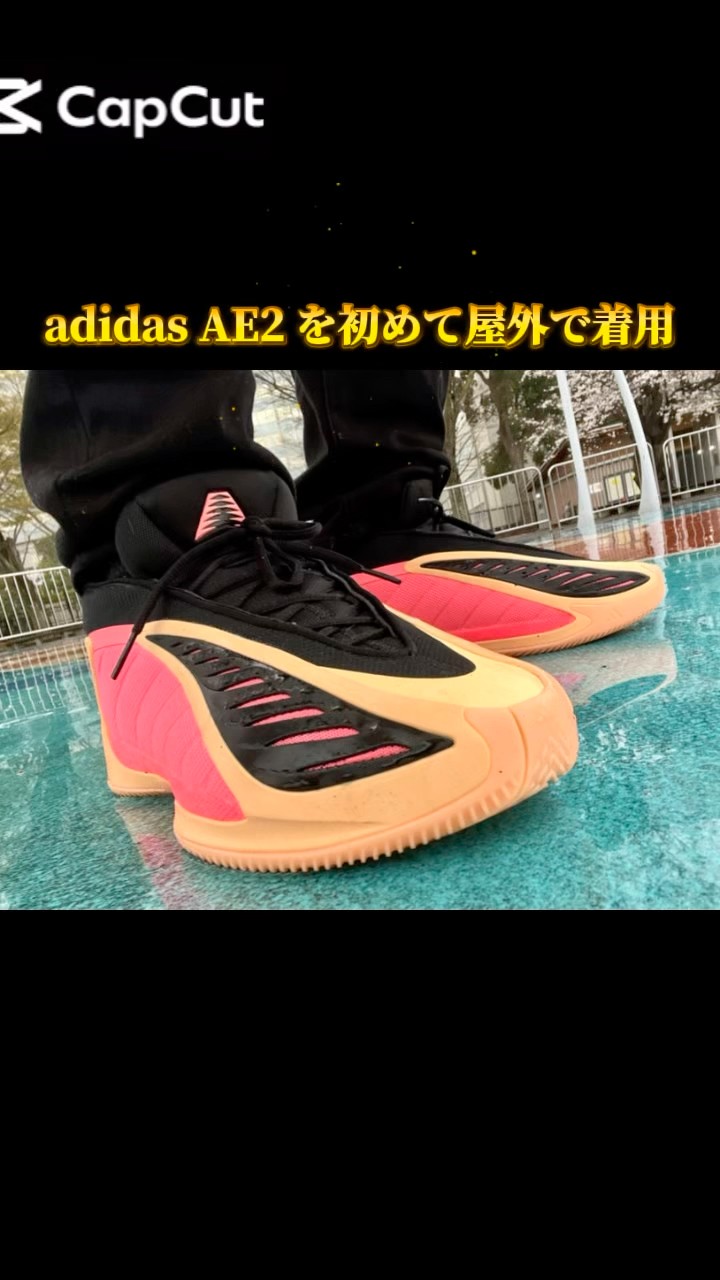 バッシュ選び】adidas AE2を初めて屋外で履いた結果…安定感は高いけど
