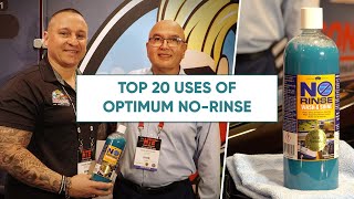 Top 20 Uses of Optimum NoRinse