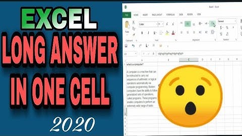Wrap Text in Ms Excel || how to fit cell contents in a cell with wrap text in excel|| Urdu / Hindi