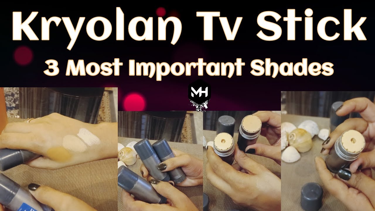 Kryolan Tv Paint Stick Original Vs Fake  Kryolan Stick-Demo & Review  #kryolan #kryolantvpaintstick 