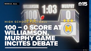Debate rages about 100-0 score at Williamson and Murphy game - WPMI NBC 15