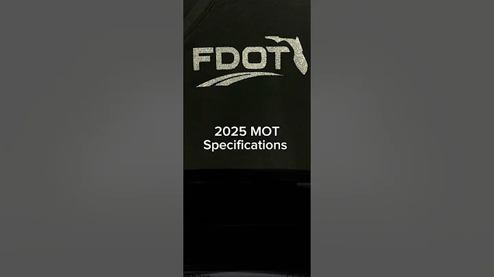 2025 FDOT MOT Specifications