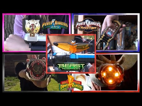 Power Rangers Fan Morph Collab (Beast Morphers Red, Zeo Ranger 1 Pink, MMPR Black + More)