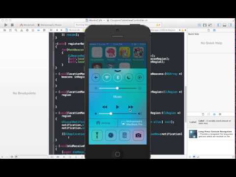 Learning iOS Development Part 68 iBeacon Apps Using Particle Part 2