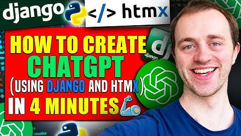 Create ChatGPT with Django (and HTMX) in 4 minutes 🦾