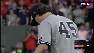 Gerrit Cole Refuses to be taken out of the game after 126 pitches