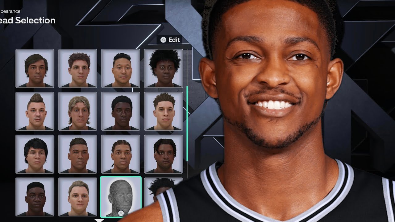 De'Aaron Fox Face Creation NBA 2K26