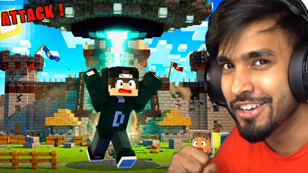 I Had 100 Days to Save Techno Gamerz’s Castle in Minecraft