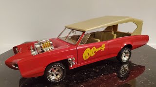AutoWorld 1:18 1966 Pontiac GTO 'The Monkees Mobile' - Modellino In Scala, Nuovo