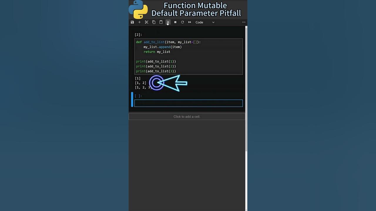 Python Function Mutable Default Parameter Pitfall #python # ...
