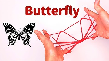 【あやとり】蝶の作り方　　世界一簡単　String Figure/Cat