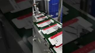 Automatisches Karton Papierblatt Paging Flache Oberflächen Etikettiermaschine Kennzeichnungszeile