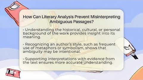 How Can Literary Analysis Prevent Misinterpreting Ambiguous Passages? - The Prose Path